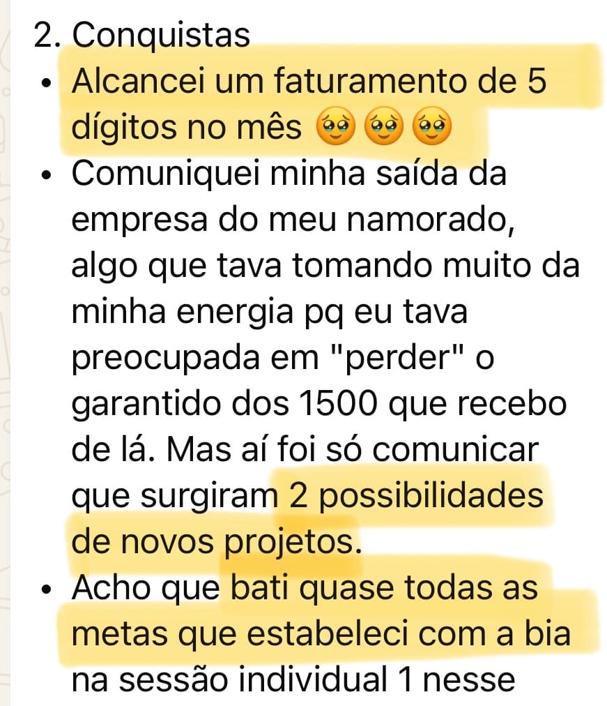 Depoimento de mentorada: bateu 5 dígitos no mês e saiu da CLT.